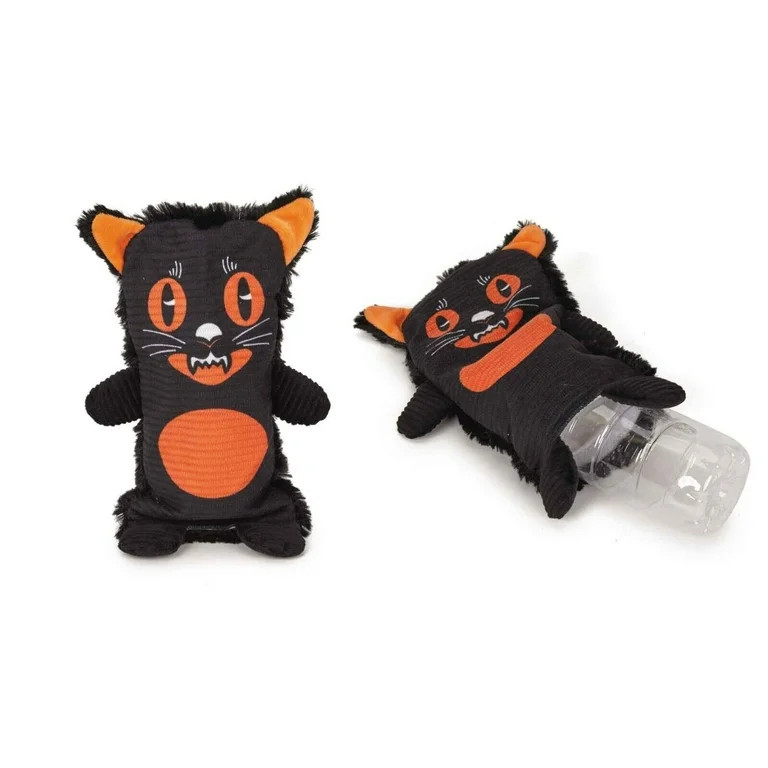 Halloween Dog Toys Plastic Bottle Crunchers Choose Cat Ghost or Set of Both Toys (Black Cat) | Walmart (US)