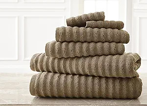 Amrapur Overseas Luxury Spa Collection | 6-Piece Ultra Soft Quick-Dry 550GSM 100% Combed Cotton W... | Amazon (US)