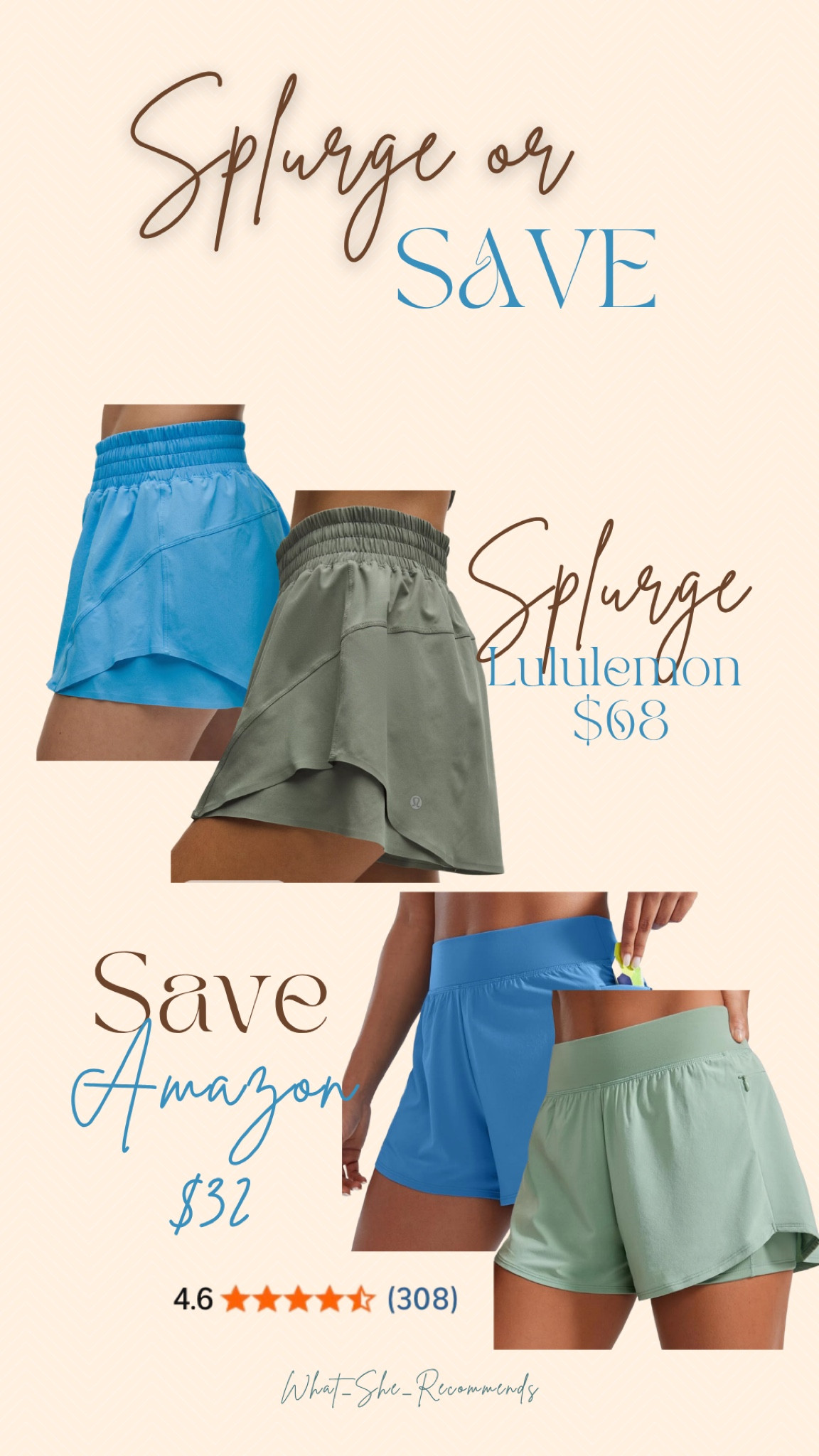 Are you splurging or saving this summer on athletic pieces? 💰 I love these shorts from Amazon, great reviews and more color options! 👇 

#LTKmomlife #LTKActive #LTKfitnessgoals