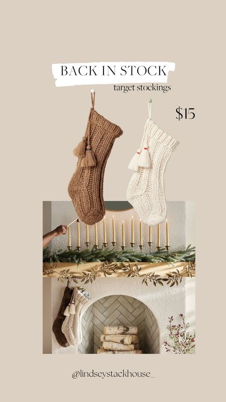 Chunky knit target stockings are back in stock 

Target, holiday, stockings, holiday decor, Target Christmas 

#LTKSeasonal #LTKHoliday #LTKhome