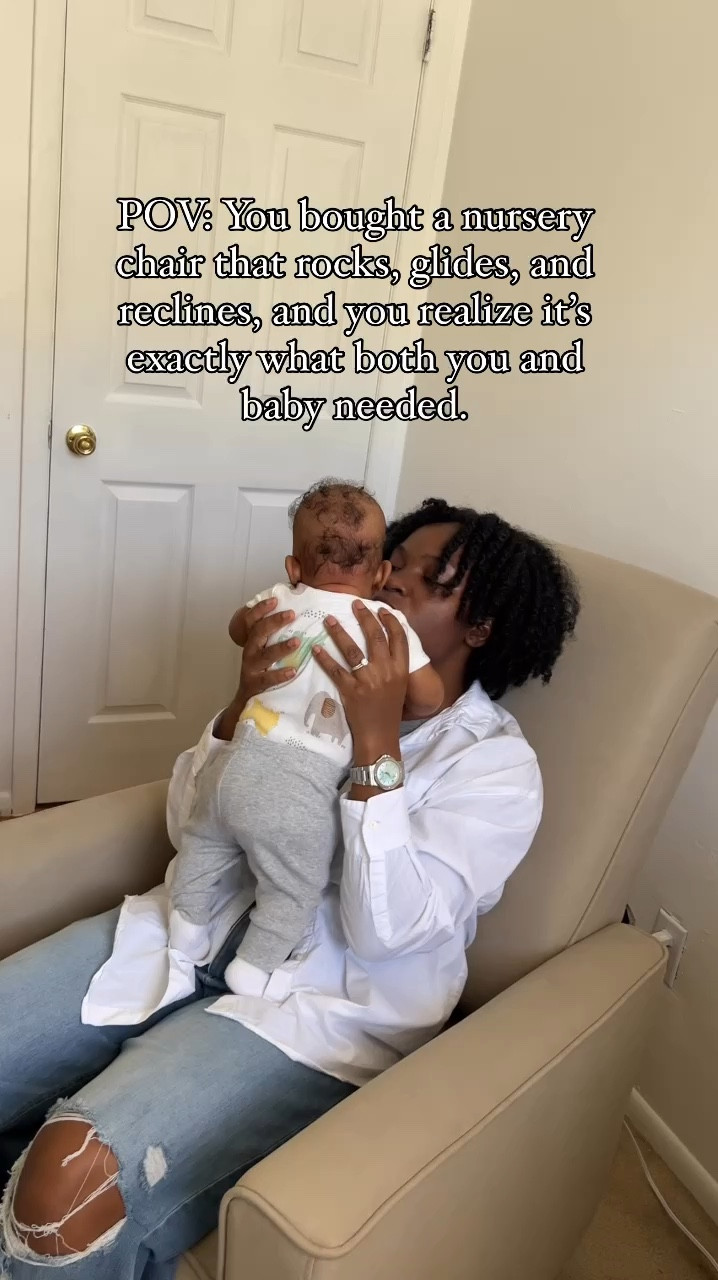 I found the perfect glider for me and my baby—it rocks, glides, reclines, and charging your phone. And it’s ON SALE NOW for Black Friday/Cyber Monday!

#LTKBaby #LTKFamily #LTKBump