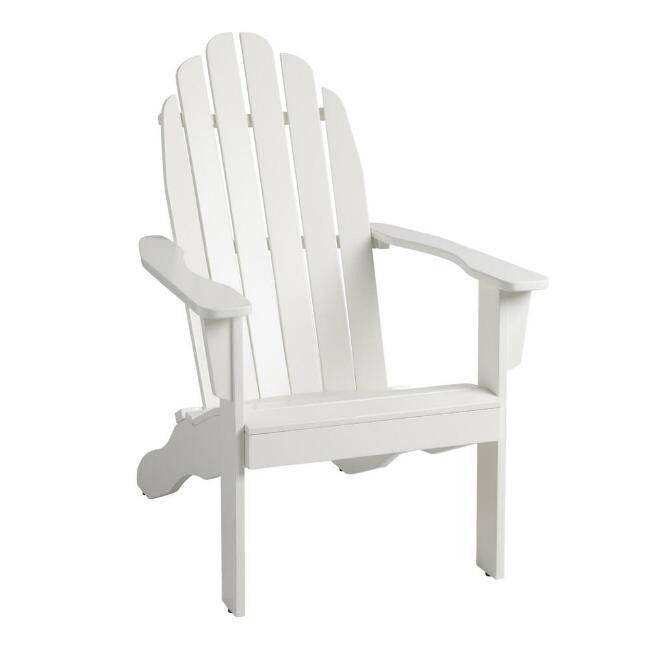 Slatted Wood Adirondack Chair | World Market