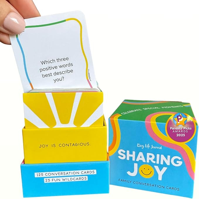 Big Life Journal Sharing Joy Family Conversation Cards - 150 Cards That Bring Families Closer Tog... | Amazon (US)