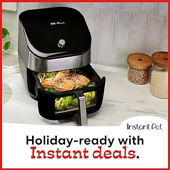 Instant Vortex Plus 6QT Air Fryer with Odor Erase Technology, 6-in-1 Functions that Crisps, Roast... | Amazon (US)