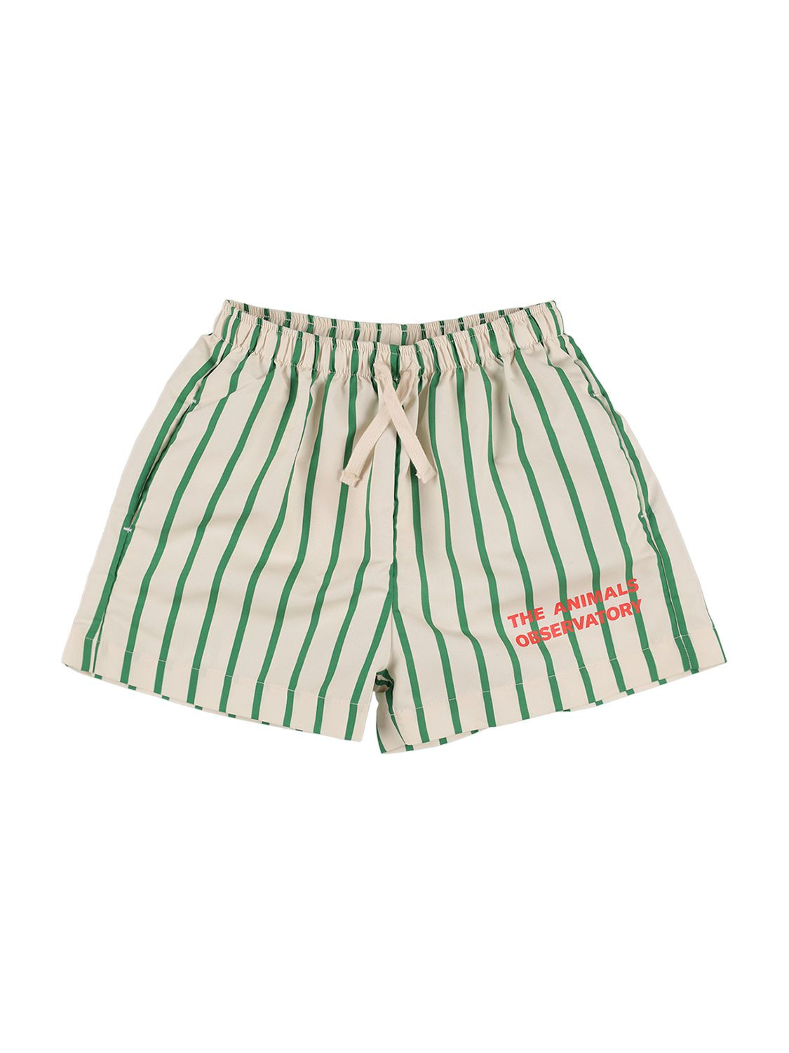 Stripe Print Nylon Swim Shorts | Luisaviaroma