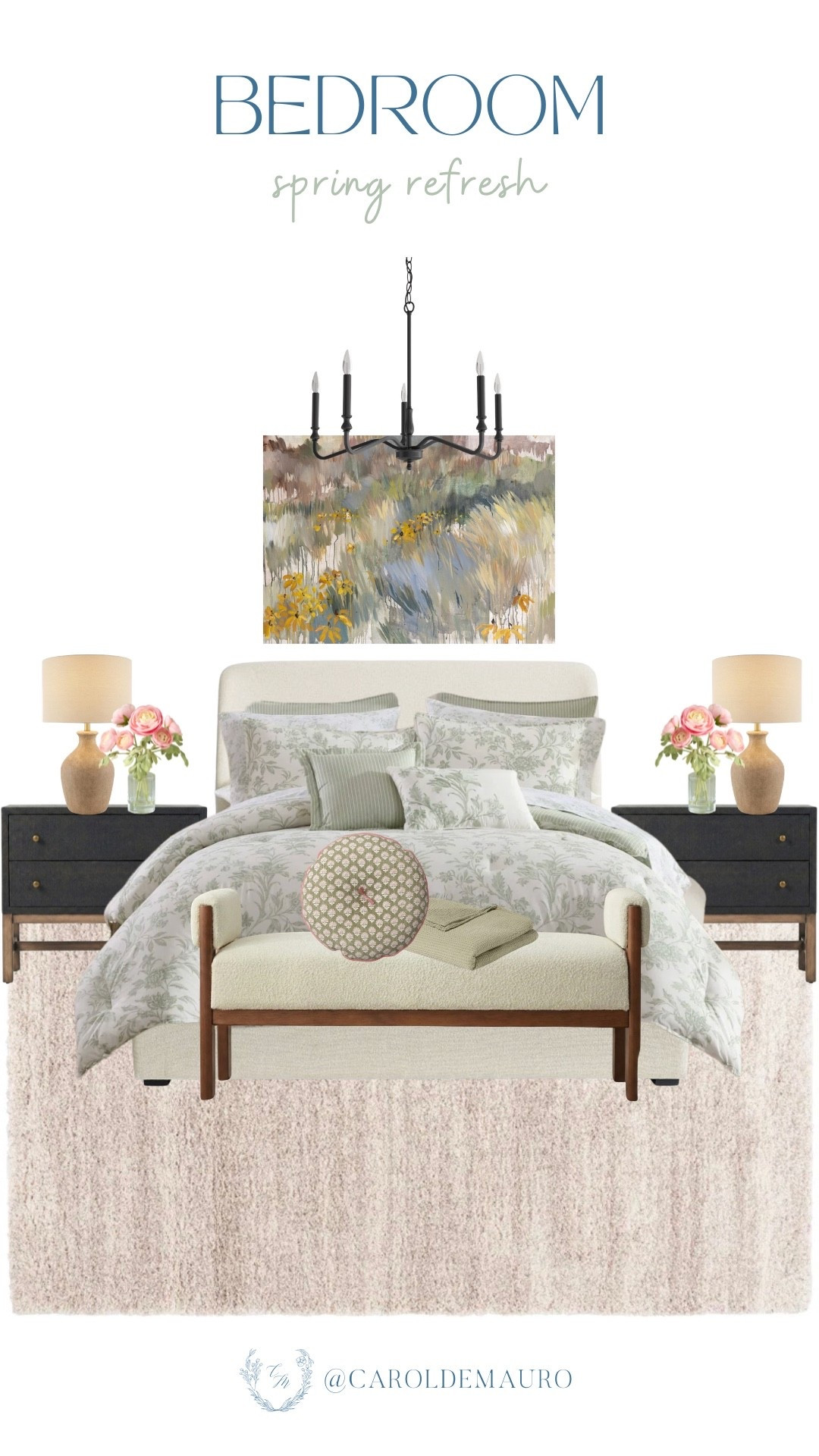 Looking for that modern with vintage vibes bedroom? Check out this inspo you'll love to refresh your space for Spring! Add a cozy bed, a bedding set, a wall painting, bedroom nightstands, and more.

bedroom goals, spring refresh, home decor, bedroom makeover, aesthetic furniture, minimal style, cozy home, lighting fixtures

#LTKSeasonal #LTKU #LTKHome