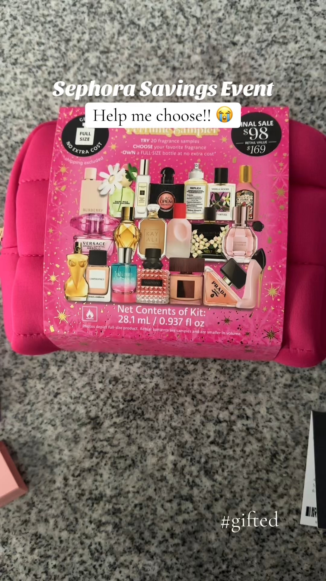 Comment below help me choose. #sephora #sephoraholiday #perfume

#LTKHoliday #LTKGiftGuide #LTKCyberWeek