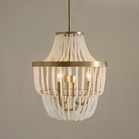 Frosted Glass Chandelier (16") | Pottery Barn Teen