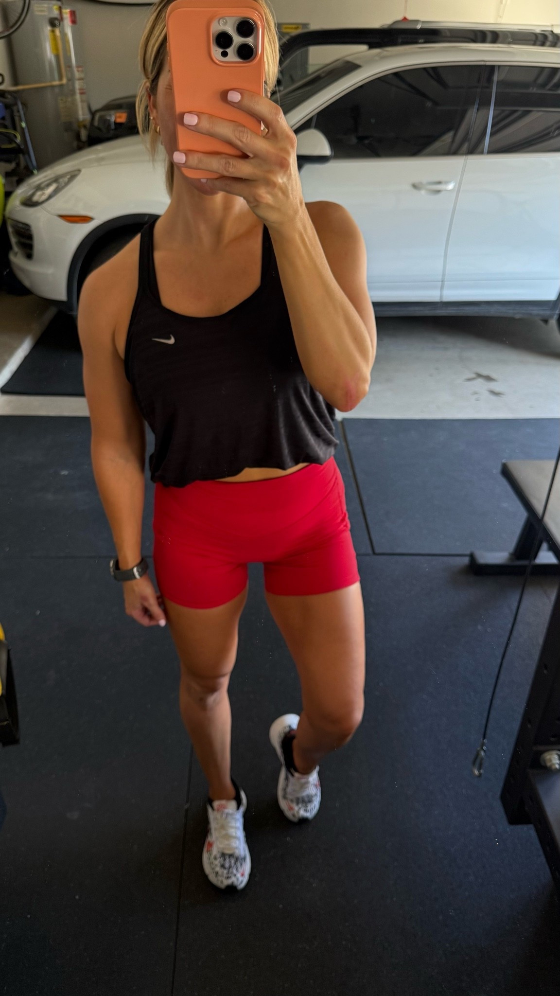 Workout fit 8/17 - love these Amazon workout shorts, wearing M. Linked similar tank and shoes

#LTKfitnessgoals #LTKActive #LTKSaleAlert