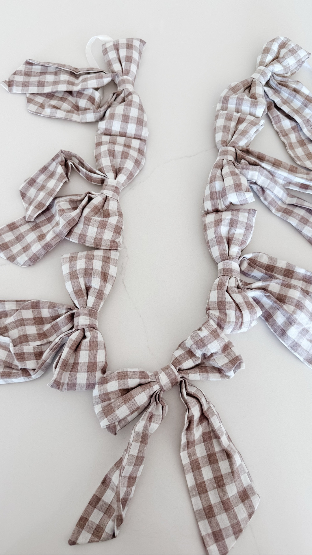 Just unboxed the cutest gingham bow garland and I had to share it right away 🤍 this one is from a small shop I’ve loved for awhile and it’s such a perfect neutral piece for spring decorating and that cozy look I’m always drawn to. I’ll be styling this soon but I’m linking it here along with some of my other favorite finds from their shop that would be so cute styled around the home. They are currently having a winter sale too  Follow me on LTK for daily home decor finds, styling ideas and cozy neutral inspiration.

#LTKWedding #LTKBaby #LTKHome