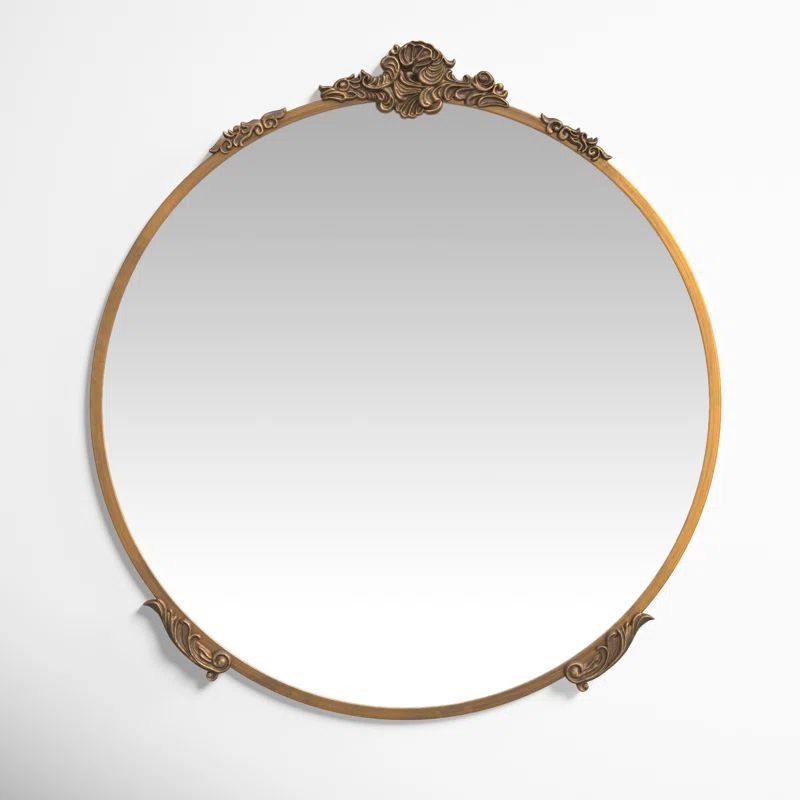 Aticus Metal Circle Wall Mirror | Wayfair North America