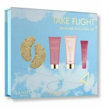Wander Beauty- Take Flight - skincare discovery kit travel size (eye mask hydrating mask peel off ma | Walmart (US)