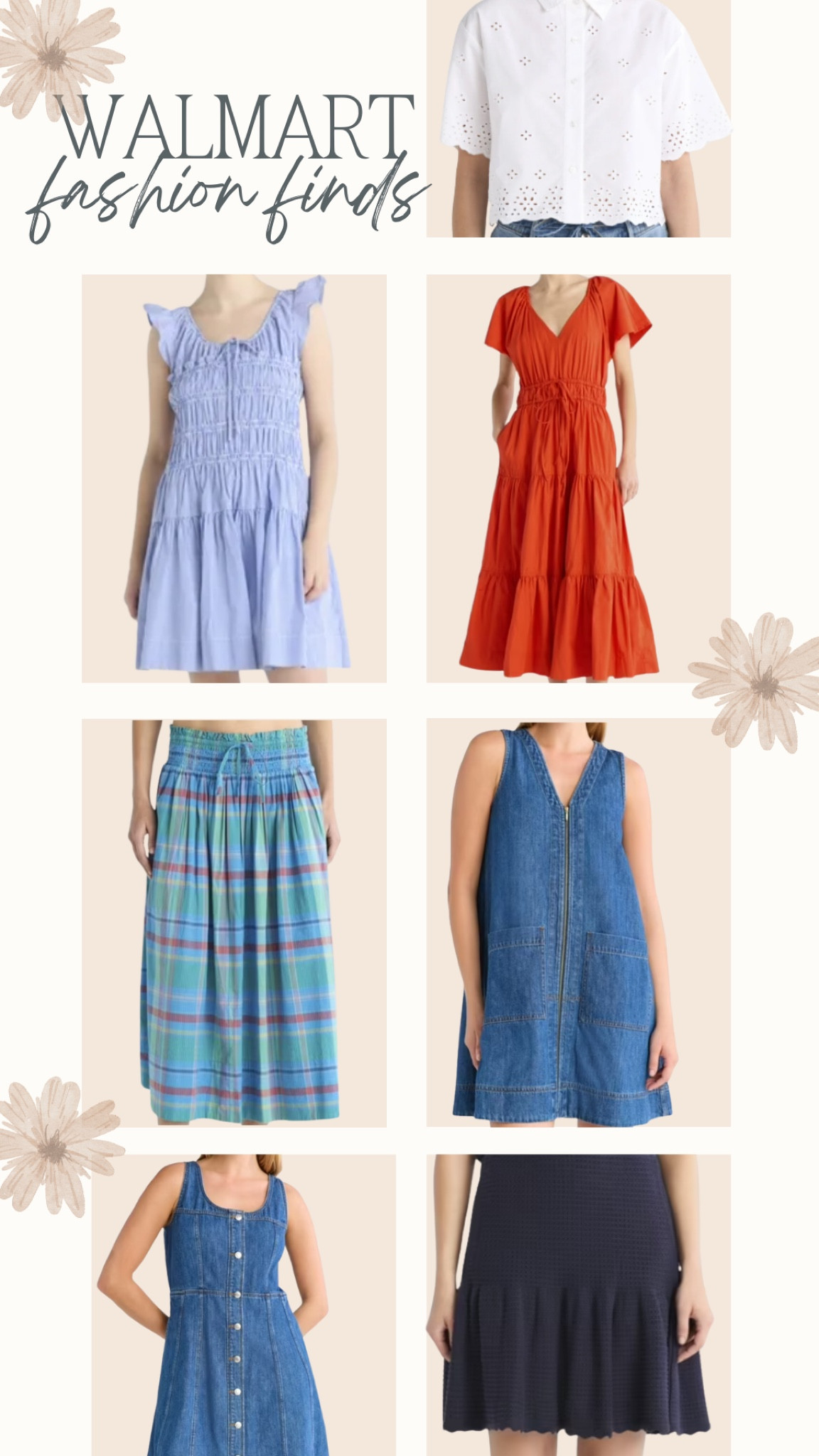 Walmart fashion finds!

THEBLOOMINGNEST style skirt dress shirt eyelet summer spring Walmart 

#LTKSeasonal #LTKStyleTip #LTKFindsUnder50