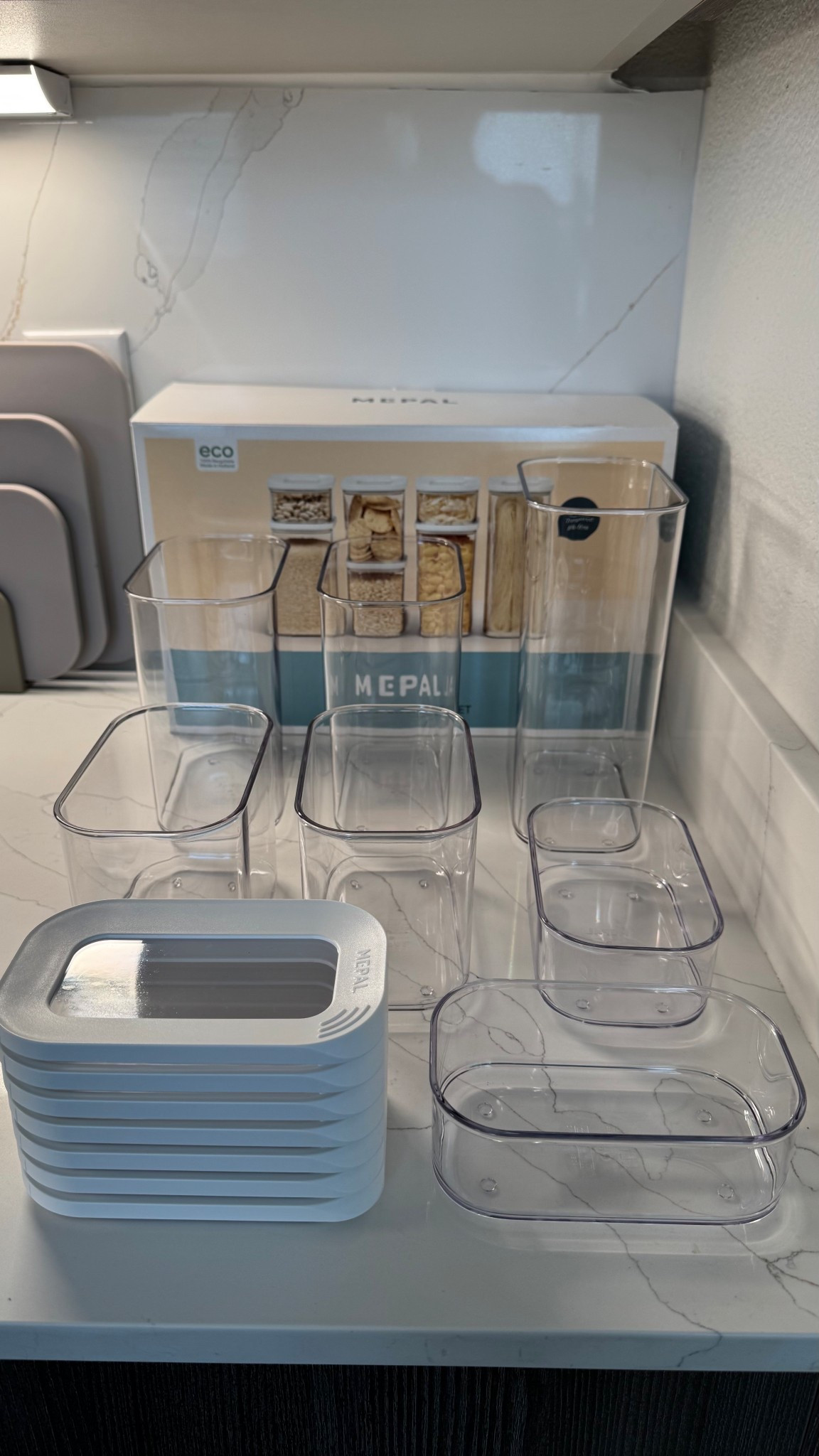 Pantry storage for smaller spaces. I love that this set isn’t bulky or clunky. Easy to grab and slender🤍 use code ET10 for discount🤍

#LTKHome