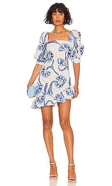 Alexis San Paolo Dress in Giardino Blu from Revolve.com | Revolve Clothing (Global)