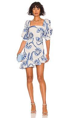 Alexis San Paolo Dress in Giardino Blu from Revolve.com | Revolve Clothing (Global)