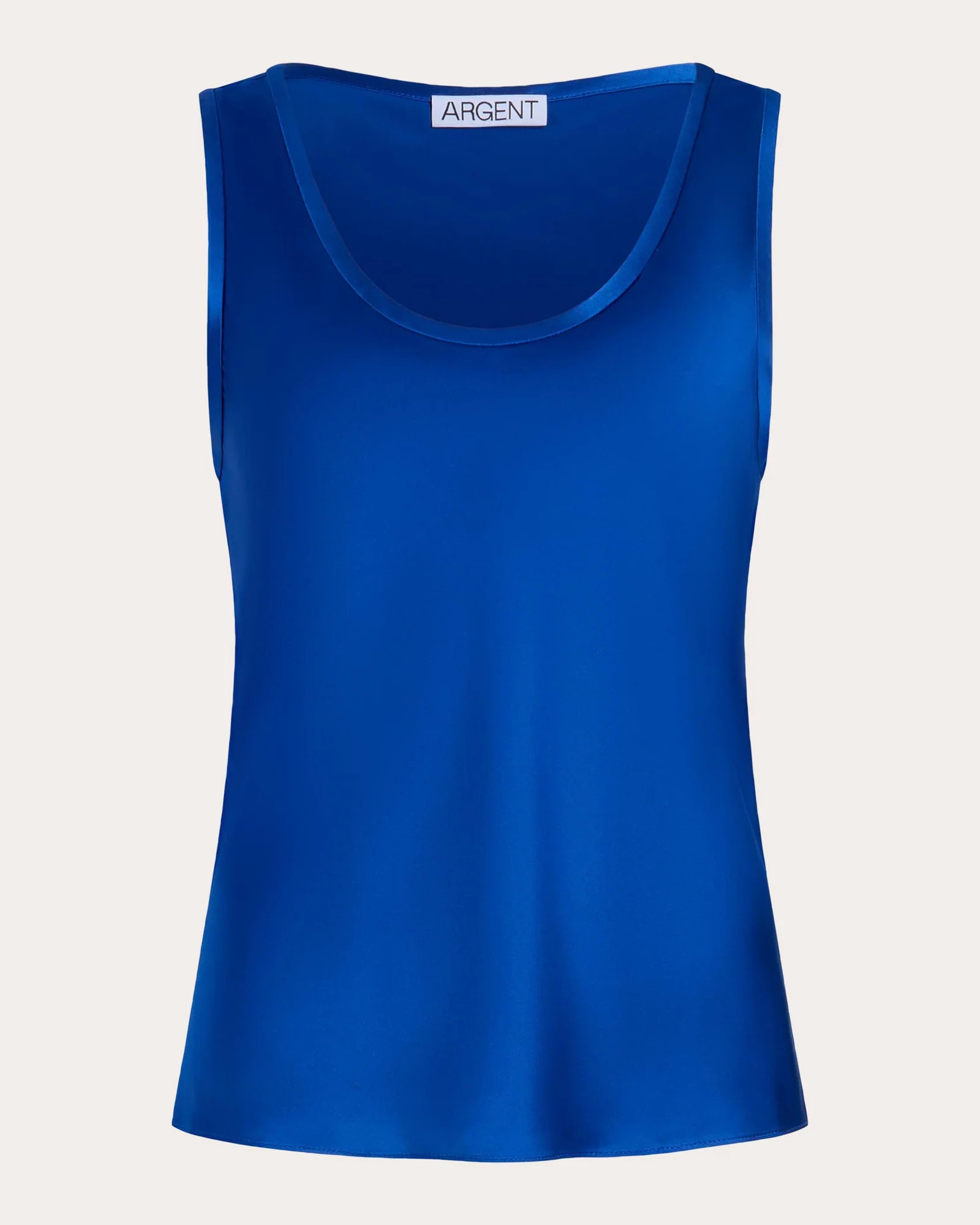 Silk Charmeuse Scoop Neck Tank Top | Olivela