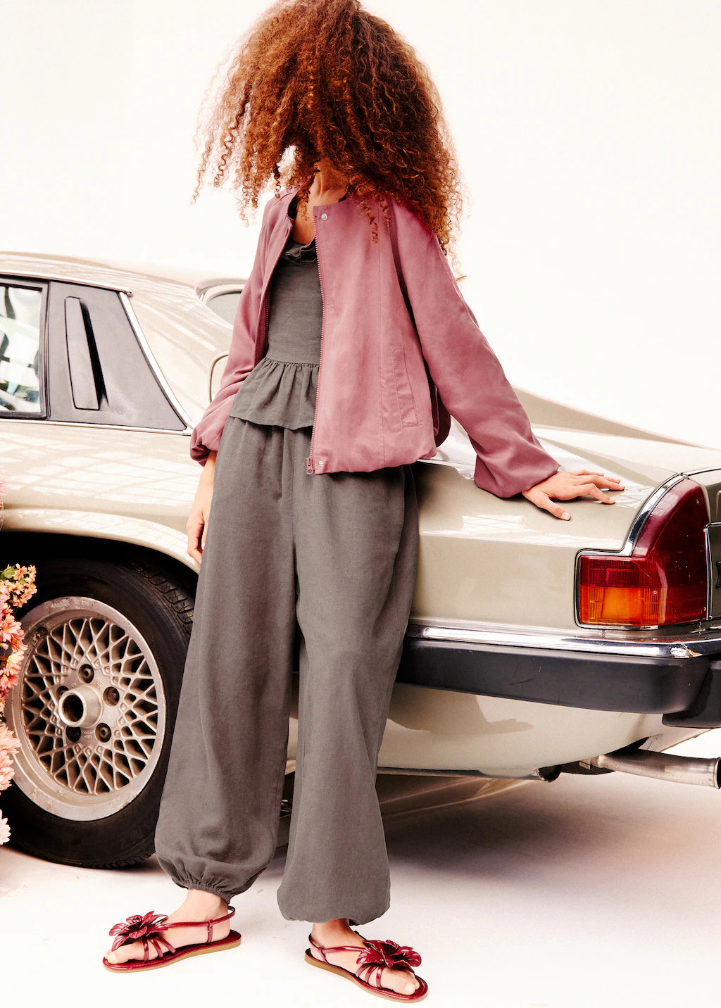 Linen-blend balloon pants | Mango (US/MX/AU)