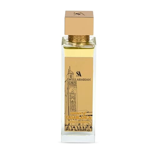 Swiss Arabian Essence of Casablanca - Arabian Perfumes for Women and Men - Long Lasting Extrait de Parfum - Fruity, Amber, Musk Perfume - 3.4 oz | Amazon (US)
