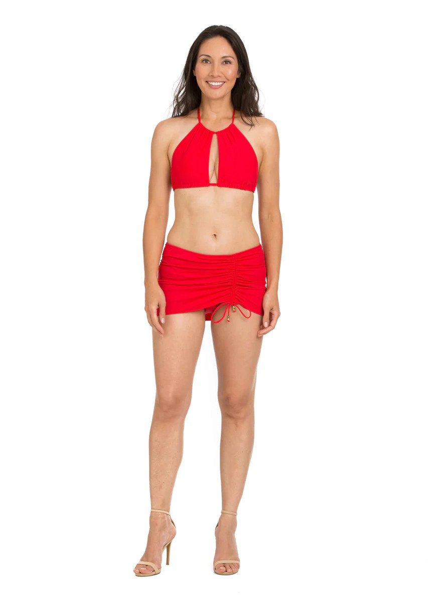 Split Front Halter with Neck and Back Ties (Style 149) | Tara Grinna