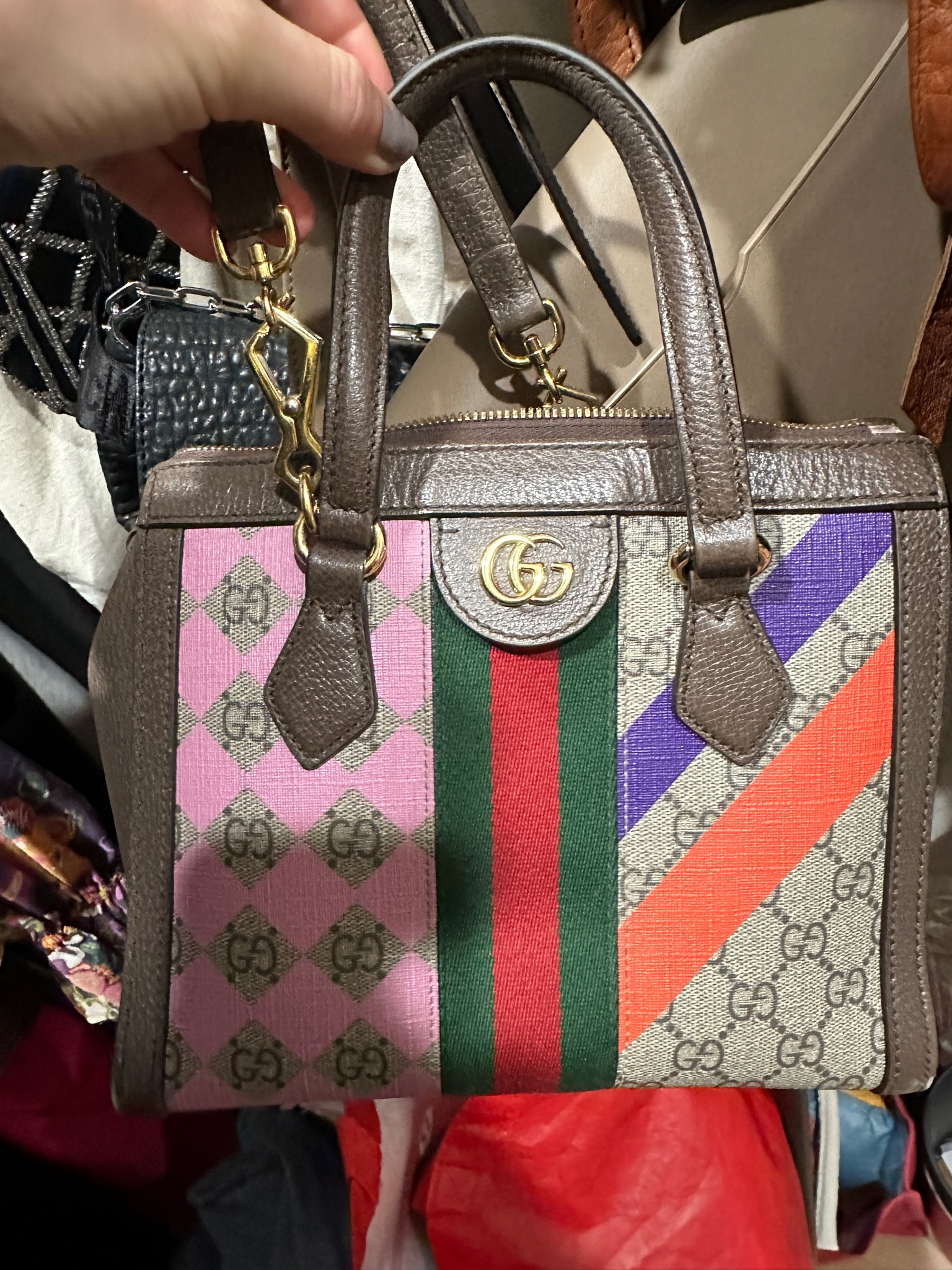 When possible, my treat to myself is a designer handbag. This Gucci is one of my all time faves from 2021 (I think!) - I love the colors and it makes for a fun bag that matches everything but also makes a statement. You can no longer find it in stores but there are some great consignment deals if you look! I’ve pinned one here. 👀 