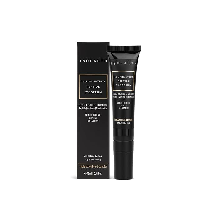 JSHealth Illuminating Peptide Eye Serum. Triple Action Eye-Q Complex with Caffeine, Niacinamide, ... | Amazon (US)