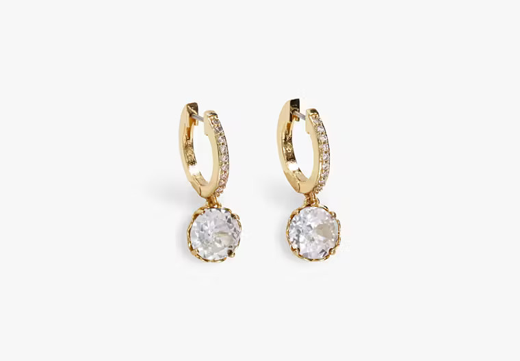 That Sparkle Pavé Mini Hoops | Kate Spade (US)