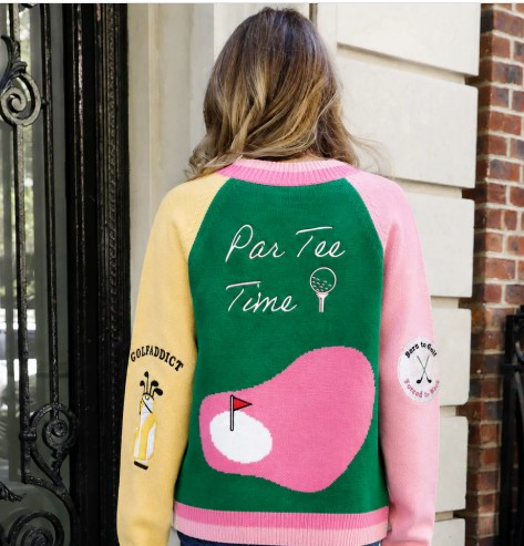 🩷 Jennifer Miller Pink Golf Cardigan Sweater

Add a pop of color to your golf wardrobe with this beautiful pink golf cardigan. Designed with a relaxed silhouette and signature embroidered golf patches, it's the perfect layer for early tee times, tournament weekends, or a stylish lunch at the clubhouse.

Pair it with crisp white denim, a pleated golf skirt, or tailored pants for a timeless, feminine country club look you'll wear all season. 

 #LTKdayinmylife #LTKmomlife #LTKOver40