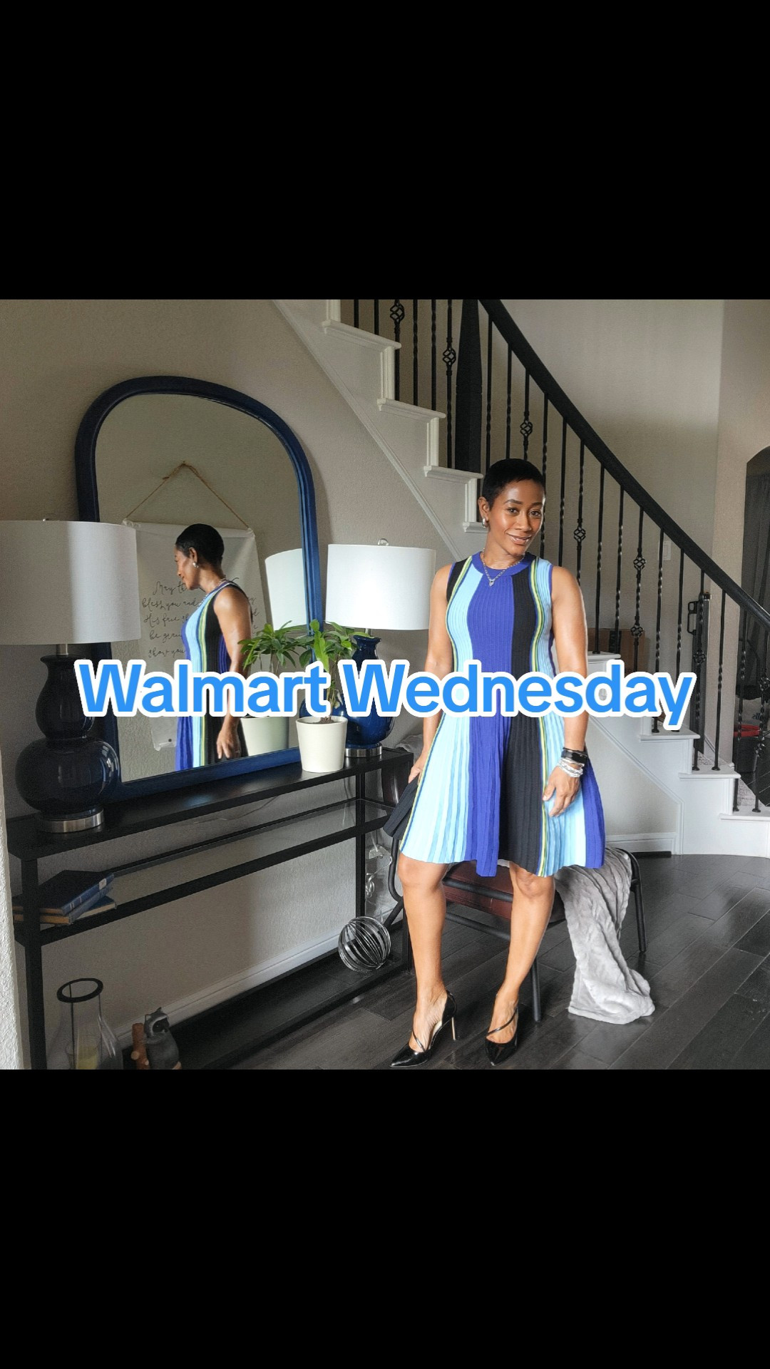 This Walmart dress is a vibe. I instantly felt gorgeous. Happy Walmart Wednesday#WalmartWednesday #workootd

#LTKfindsunder50 #LTKover40 #LTKworkwear