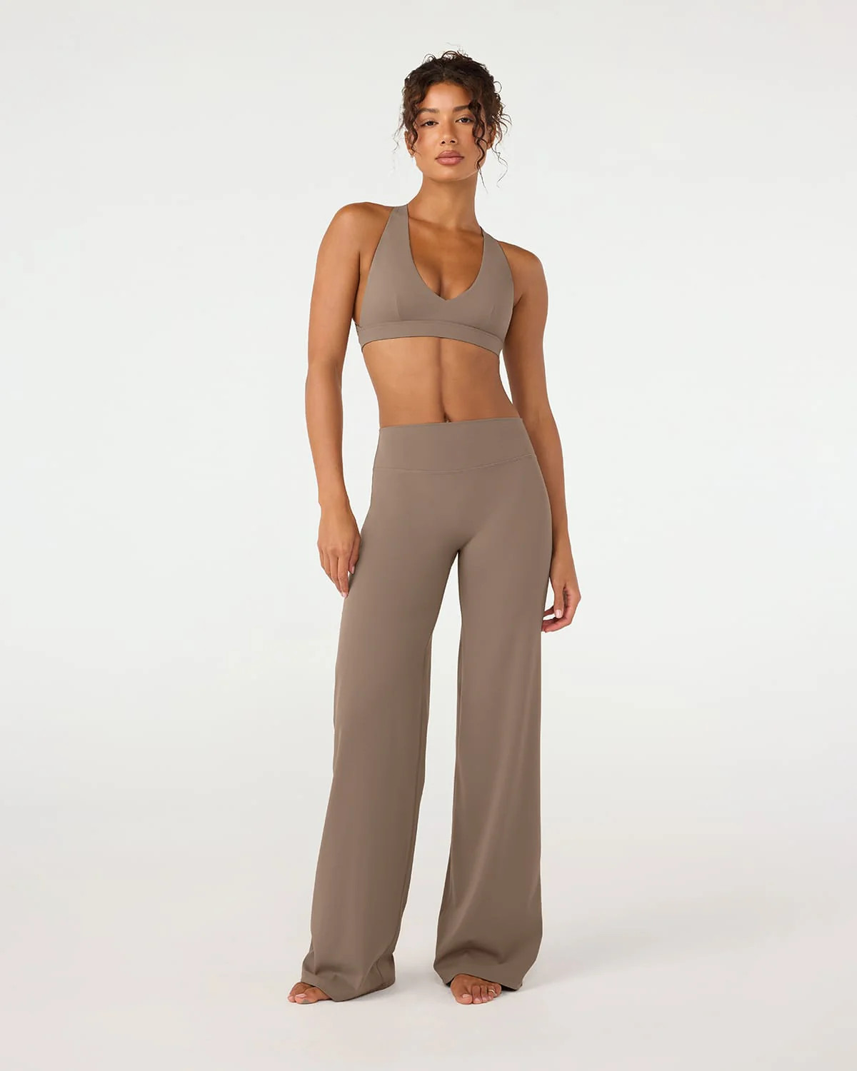 Fade Everyday Pants | Mocha | Crop Shop Boutique US