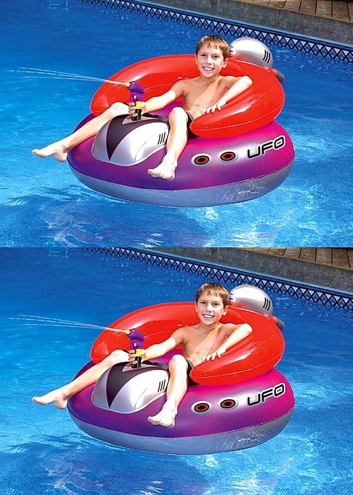 Swimline Swimming Pool UFO Squirter Toy Inflatable Lounge Chair Floats 2 x 9078 - Best Buy | Best Buy U.S.