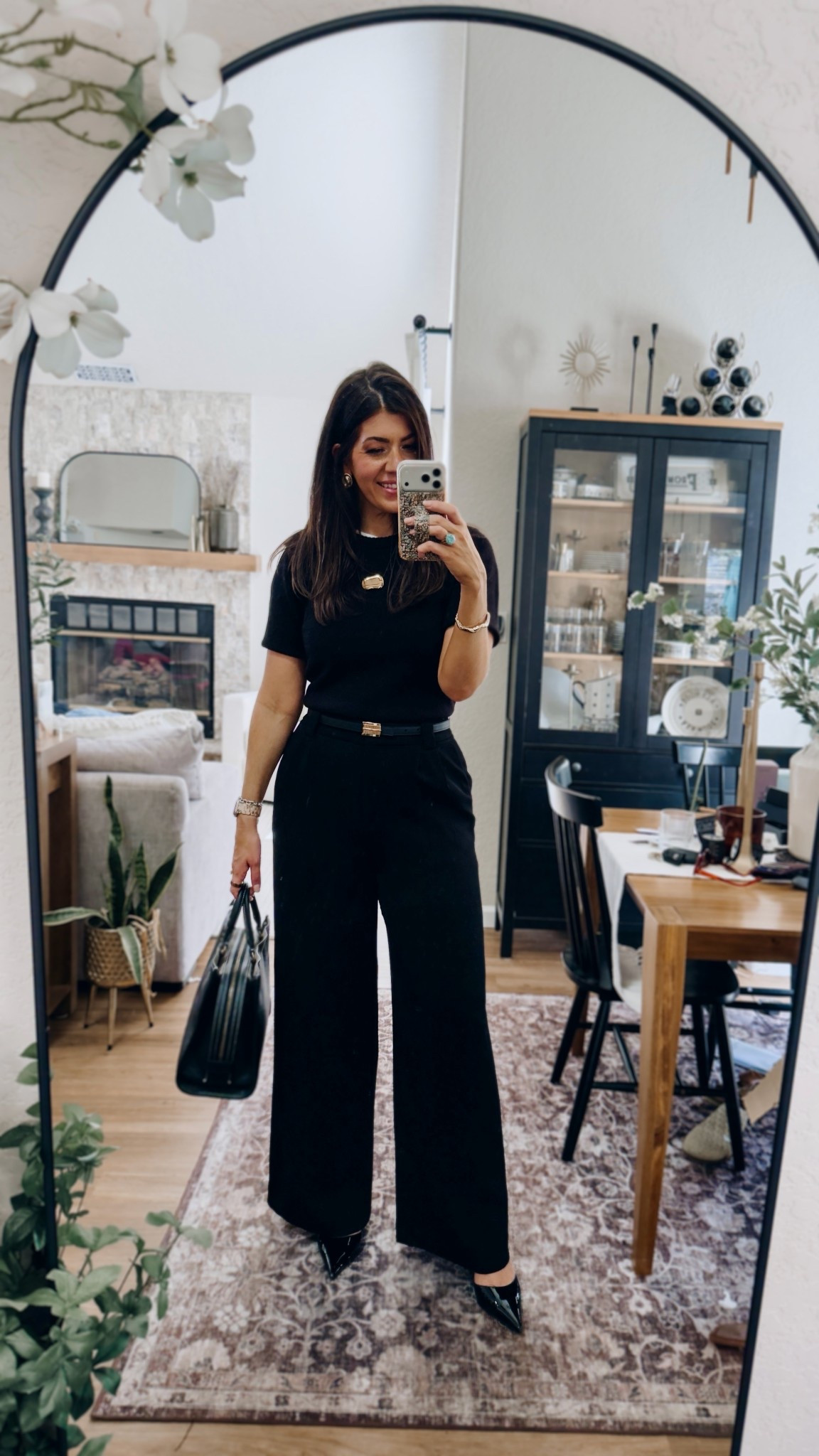 Work outfit of the day
Sweater tee-medium
Tee-medium
Wide leg trouser-8 long


#LTKMidsize #LTKWorkwear #LTKTall