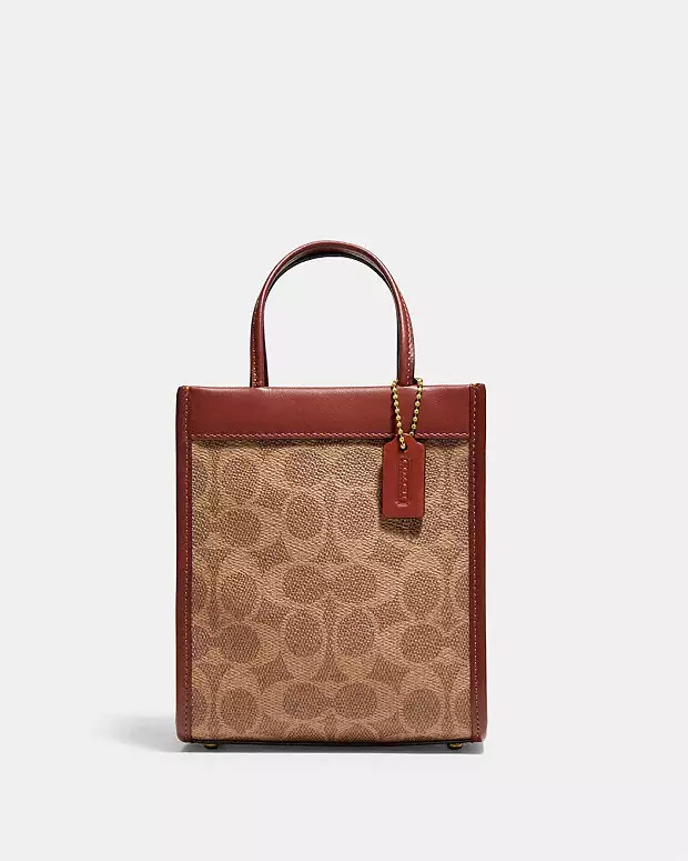 Mini Cashin Tote In Signature Canvas | Coach (US)