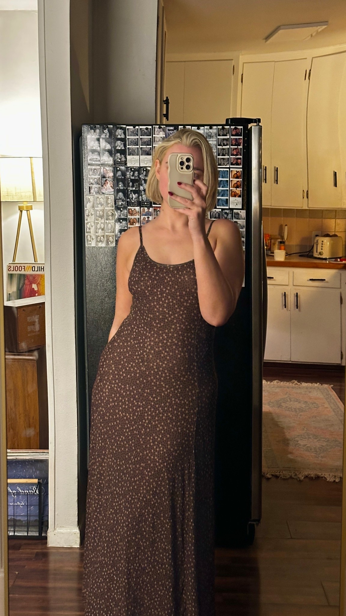 I’ve been living in this Free People dress it’s so comfy — can dress up or down for literally any occasion. I’m wearing a Large and its a super soft stretchy material 