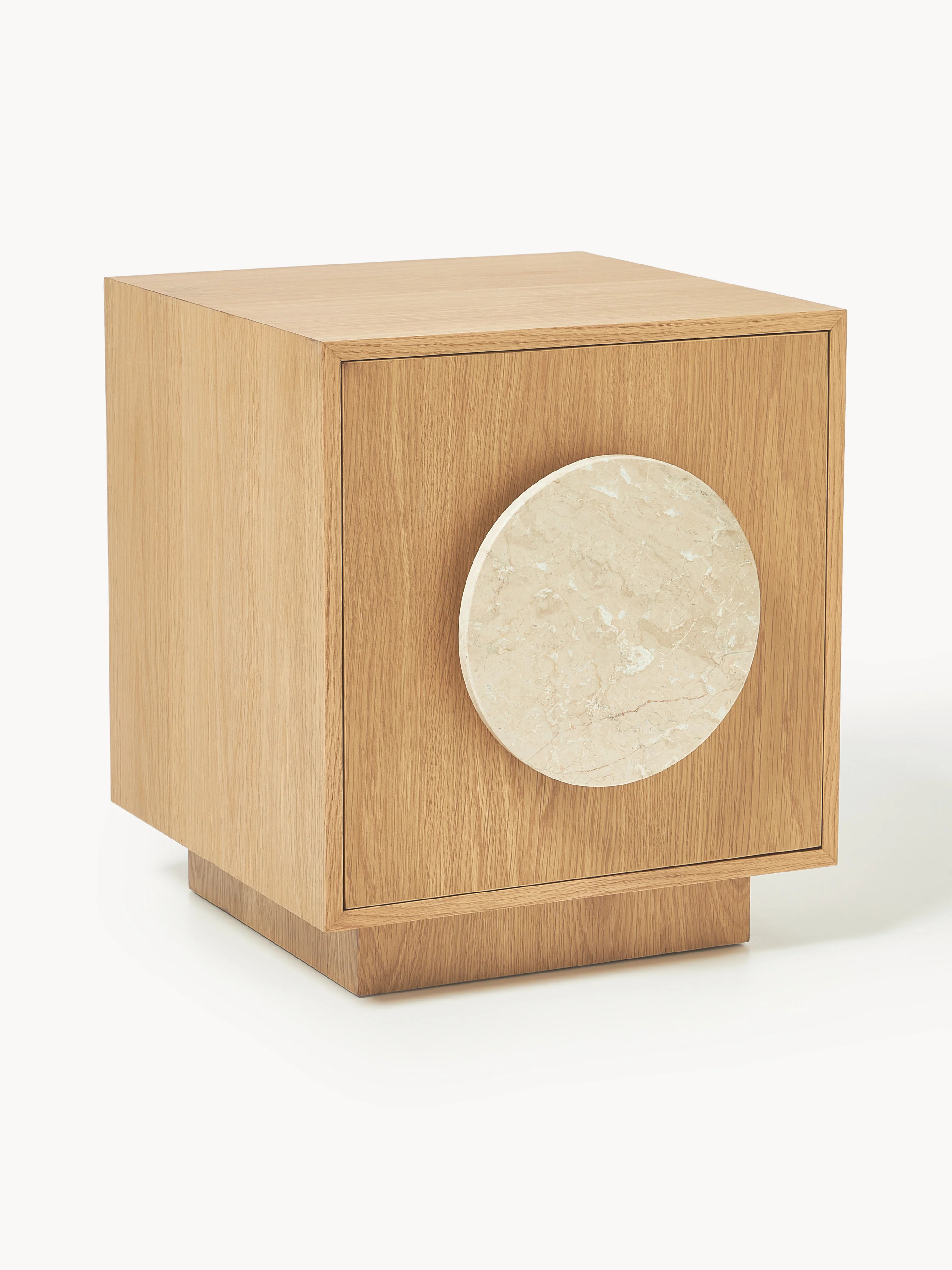 Nachttisch Holden mit Travertin-Griff | Westwing EU