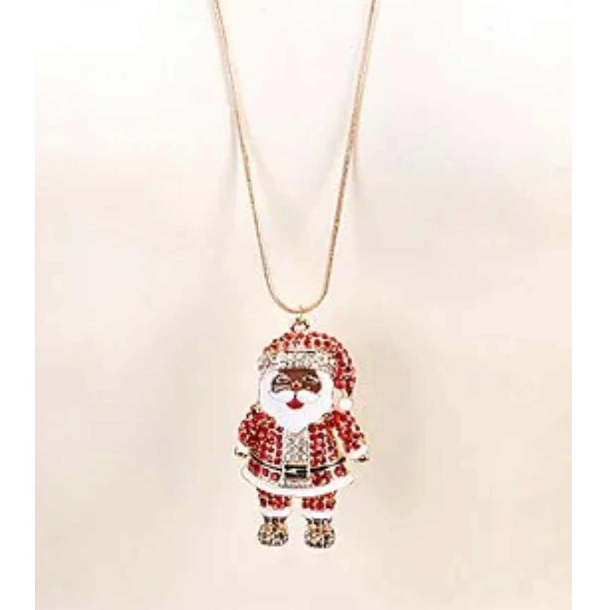 Santa Necklace 

#LTKSeasonal #LTKHoliday #LTKfamily