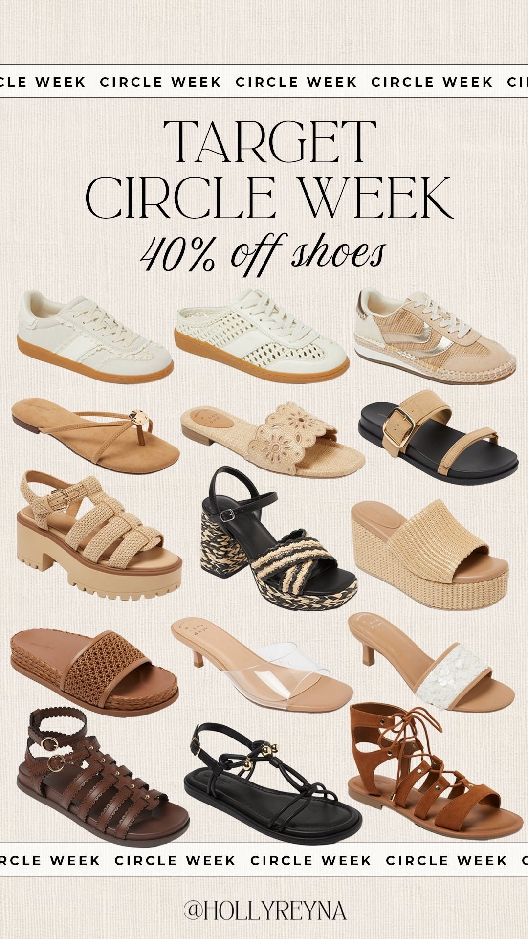 Circle week deal! 40% off new spring shoes from Target!

#targetshoes

Target circle week deals. Target spring sandals. Target spring shoes. Target spring sneakers. Target look for less shoes. Target trendy spring shoes  

#LTKSaleAlert #LTKSeasonal #LTKdayinmylife