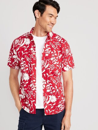 Everyday Short-Sleeve Shirt for Men | Old Navy (US)