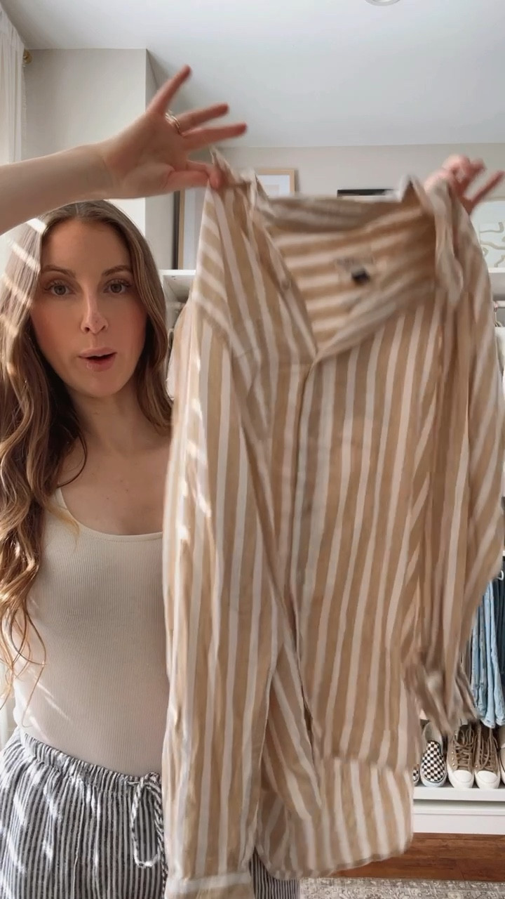 Cutest striped matching set for summer - works so well as a beach cover up or to dress up or down! 

#LTKStyleTip #LTKFindsUnder50