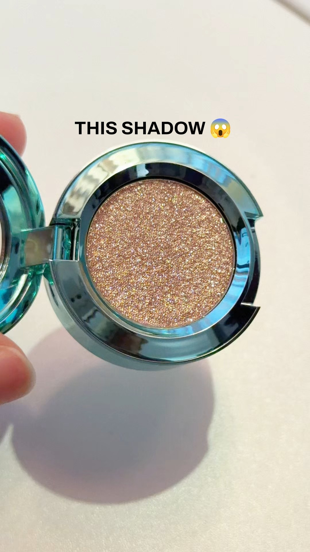 Oh my god, this jelly shine eyeshadow from MAC 2025 holiday makeup ?! Stunning. It sparkles like stars and it’s so soft. I can’t wait to use this as a topper for holiday makeup looks! #glittereyeshadow #newmakeup #holidaymakeup #goldglitter 

#LTKGiftGuide #LTKFindsUnder50 #LTKBeauty