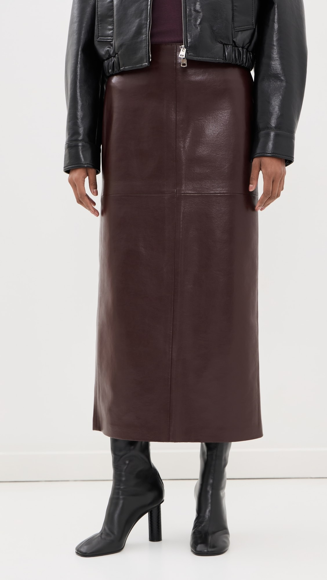 AGOLDE Hikson Leather Skirt | Shopbop | Shopbop