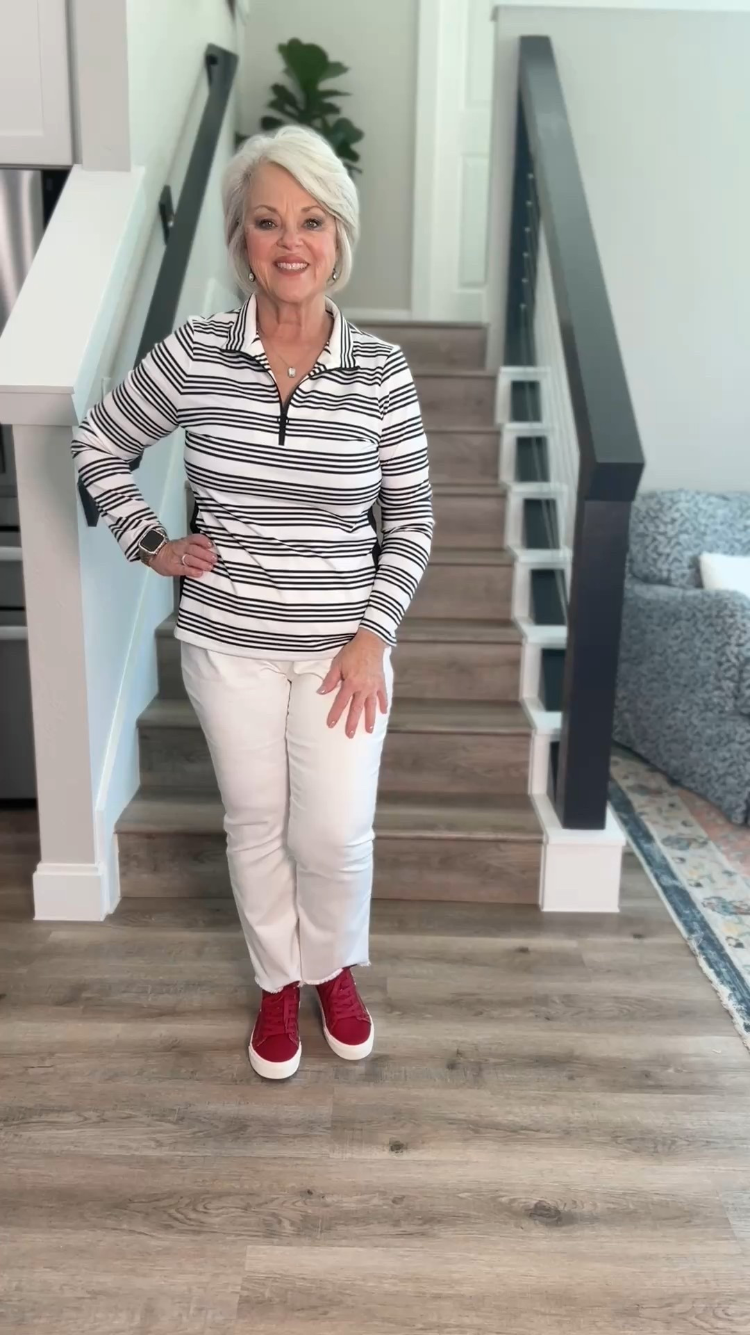 Black, white and red!!!! So fun!!   

#LTKMidsize #LTKFindsUnder100 #LTKOver40