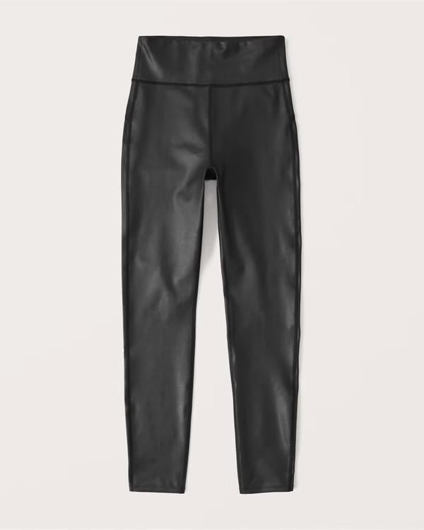 Contour Full-Length Sheen Leggings | Abercrombie & Fitch (US)