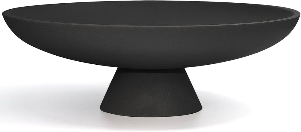 Large Decorative Bowl, Modern Resin Pedestal Bowl for Home Decor, Stylish Fruit Bowl for Kitchen ... | Amazon (US)