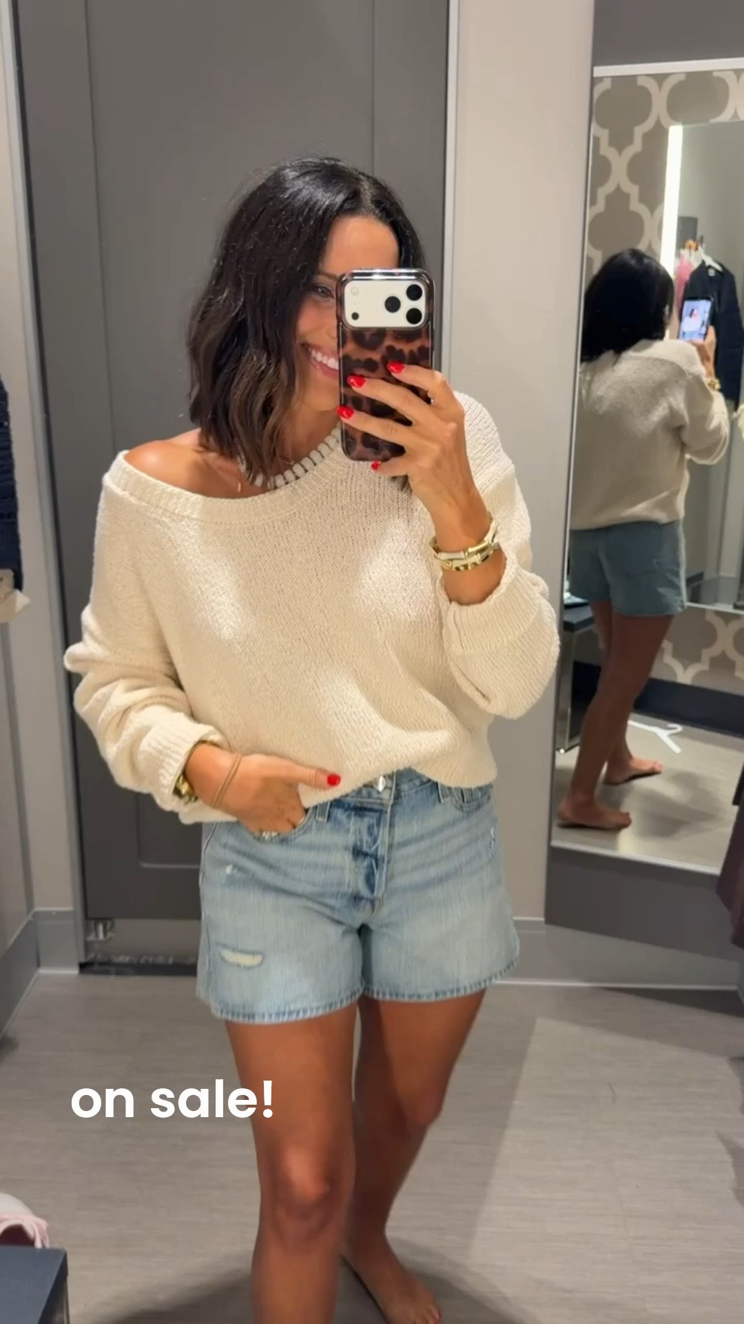 this sweater is giving effortless fall outfit 🤎 and it’s ON SALE at Target right now!! paired it with denim shorts for an easy look you can wear now + into fall 🍂

wearing XS

#targetstyle #targetfinds #targetfashion #targetoutfit #affordablefashion #fallfashion #ltkfinds #ltkfashion