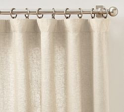 Belgian Flax Linen Curtain | Pottery Barn (US)