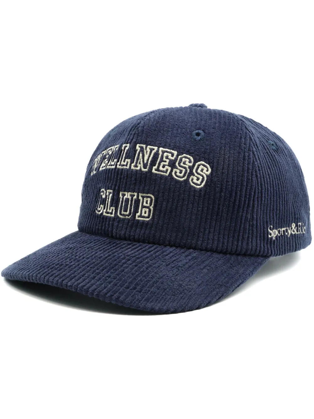 Sporty & Rich Wellness Club Corduroy Cap - Farfetch | Farfetch Global