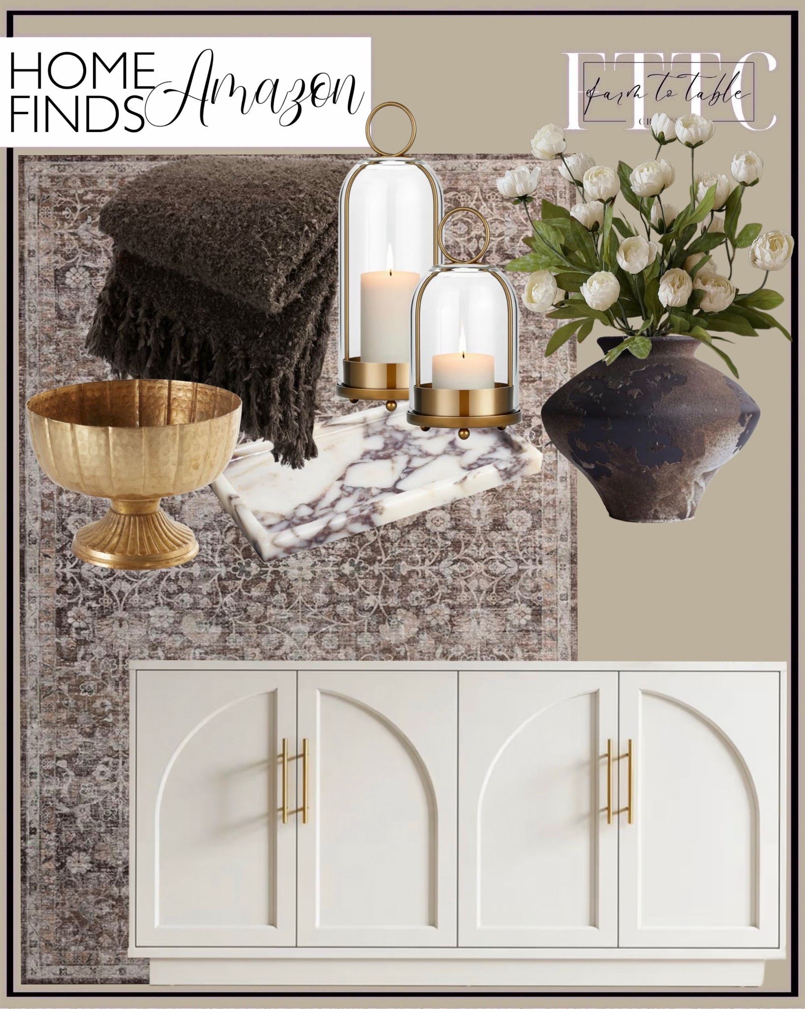 Spring Console Styling You Can Copy

Follow @farmtotablecreations on Instagram for more cozy, elevated home finds 🤍

This is one of my favorite ways to refresh a console for spring using pieces that still feel timeless. The layered rug backdrop adds depth, while the marble board and brass bowl bring in that warm, elevated touch. I love mixing in soft florals with darker textures like the throw to keep everything balanced and not too seasonal. The lanterns add the prettiest glow and make the whole setup feel finished.

#consoletable | #homedecor | #springdecor | #candles | #vase | #throwblanket | #neutraldecor | #homeaccents

#LTKSaleAlert #LTKHome