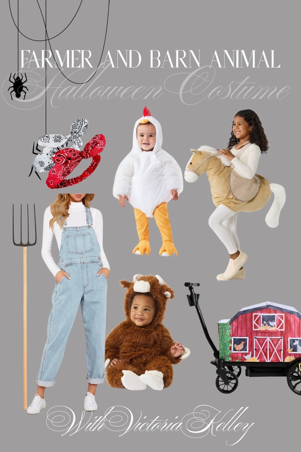 Family halloween costume idea - farmer and barn animal. These costumes are all from pottery barn and Amazon. I got my little toddler the cute cow costume. I can’t wait! 

#LTKFamily #LTKBaby #LTKHalloween
