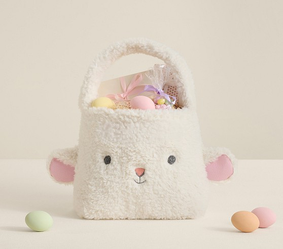 Sherpa Critter Easter Bucket | Pottery Barn Kids